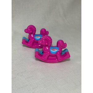 Pink & Blue Playskool Rocking Horse Toy Set